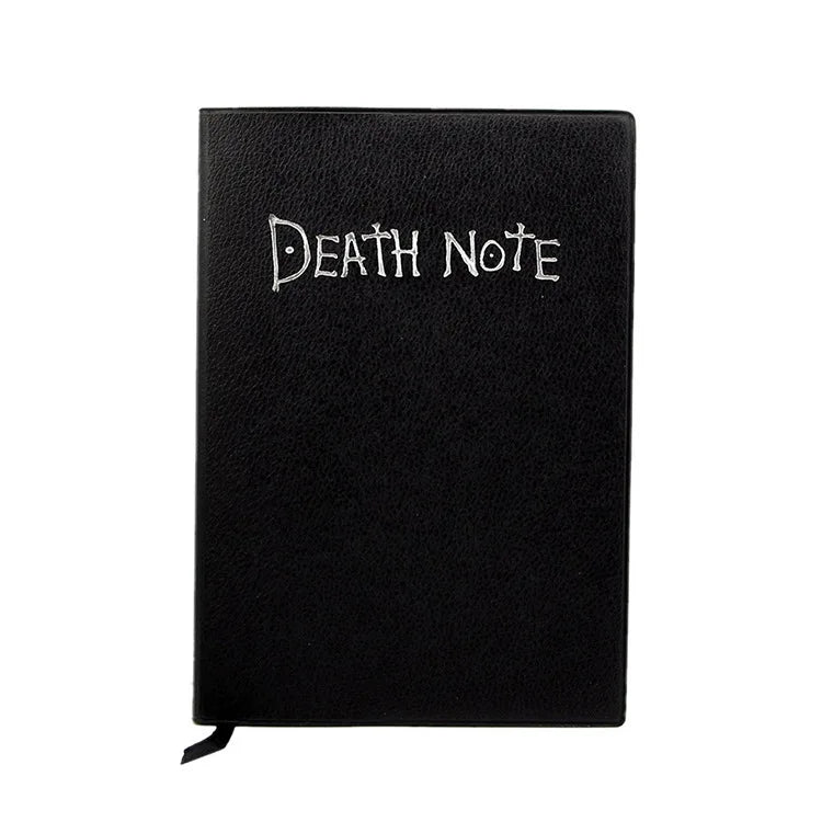 Anime Death Note Notebook Set Leather Journal and Feather Pen Animation Art Writing Journal Death Note Notepad